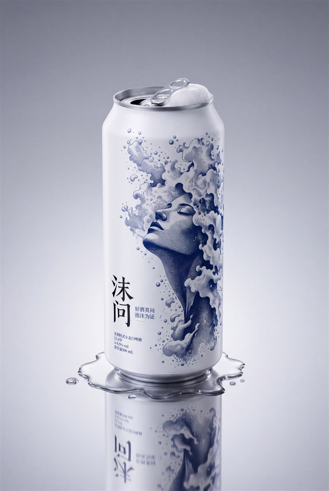沫问啤酒罐组合效果图