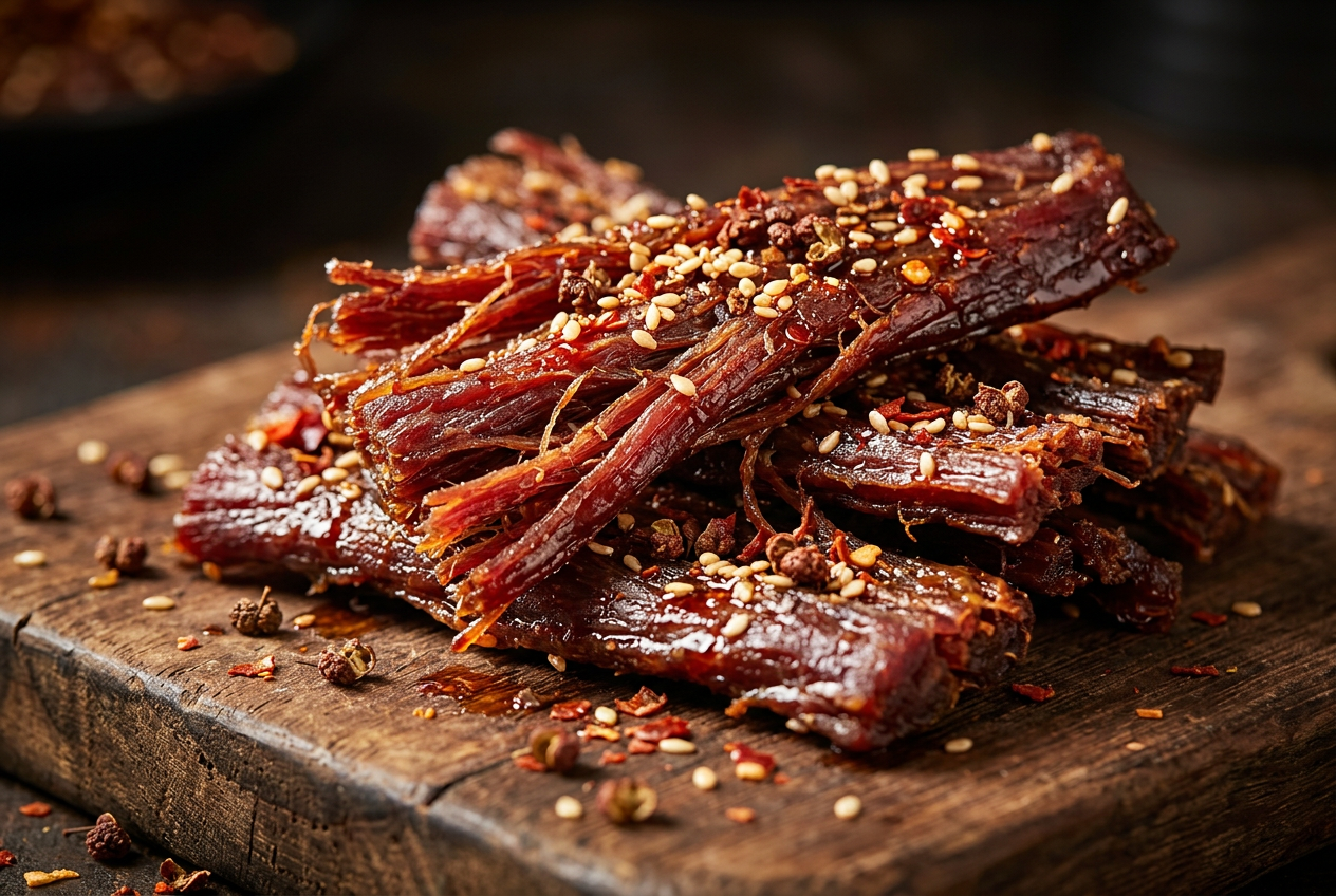 牛肉干产品质感与货架竞争观察